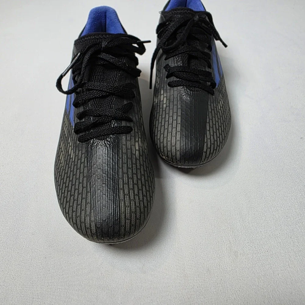 Adidas X Speedflow 3 FG Soccer Cleats Mens 6.5 Black‎ Blue FY3296